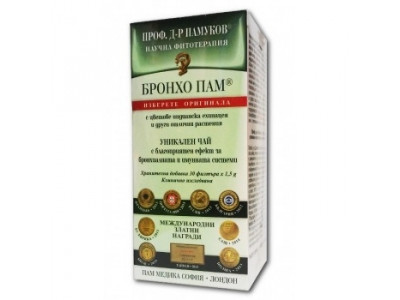 Бронхо Пам чай оригинал филтър 1,5г. х30