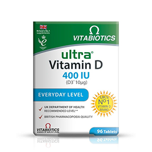 Vitabiotics Ултра витамин D3 1000IU x96 таблетки