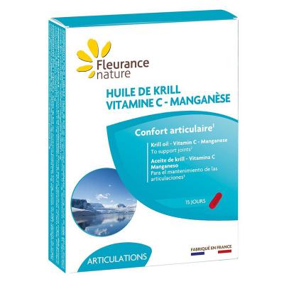 Крил (масло) + Витамин С и Манган x 15 капсули
