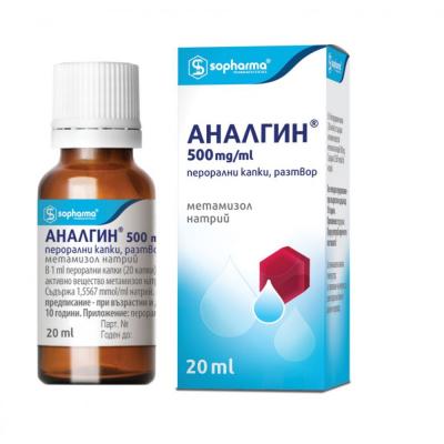 Аналгин сол.20мл.