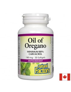 Natural Factors Риган (масло) 180 mg x 30 софтгел капсули