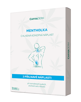 Cannaderm Ментолка охлаждащ пластир х3 броя
