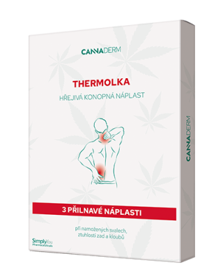 Cannaderm Термолка загряващ пластир х3 броя