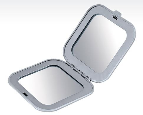 Огледало квадратно алуминий - акрилни кристали