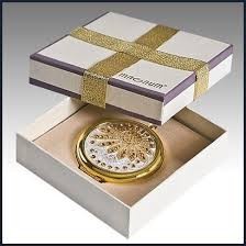 Огледало с кристали - позлатено 24К