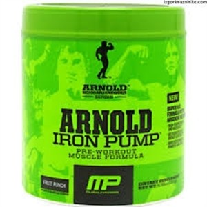 Хранителна добавкаMusclepharm® Arnold Schwarzenegger Series Arnold Iron Pump™ - Fruit Punch Съдържа кофеин