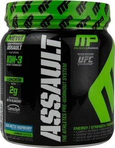 Хранителна добавка MusclePharAssault - Blue Arctic Raspberry