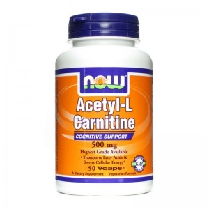 Now Foods / Нау Фудс Ацетил Л-Карнитин 500 мг. х 100капс.