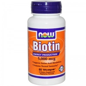 Biotin 5000 mcg Now Foods