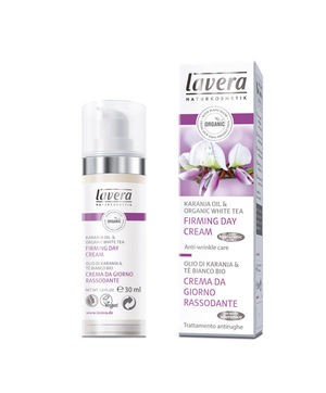 Дневен крем с бял чай и масло от каранджа lavera