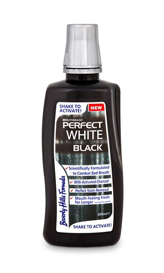 Вода за уста Beverly Hills Formula Perfect White Black