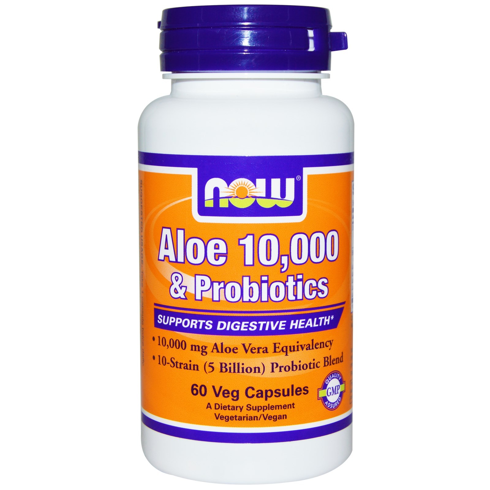 NOW FOODS Aloe Vera 10000 & Probiotics