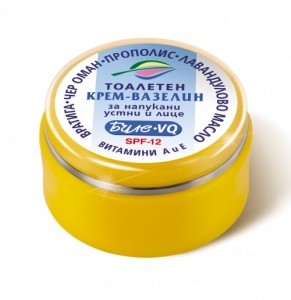 Биле VQ Тоалетен крем-вазелин за напукани устни и лице 40 мл