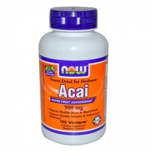 Acai 500 мг Now Foods