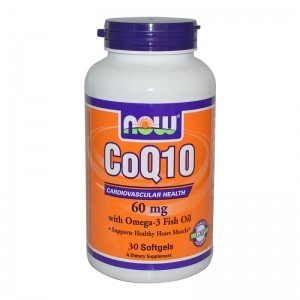 CoQ10 60 мг + Omega-3 Now Foods
