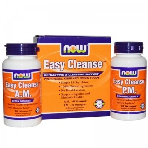 Easy Cleanse Kit Now Foods AM 60 caps / PM 60 капс.