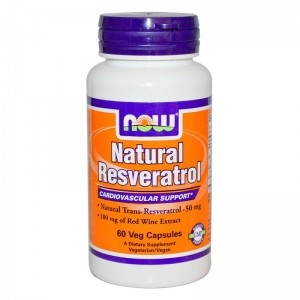 Natural Resveratrol 50 мг Now Foods