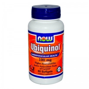 Ubiquinol 100 мг Now Foods
