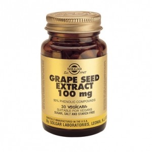 Grape Seed Extract ( подобрява микроциркулацията) 100mg х 30 веган капсули Солгар