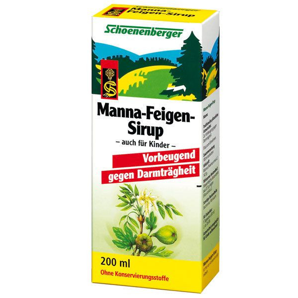 Schoenenberger Био манно-смокинов сироп 200ml.