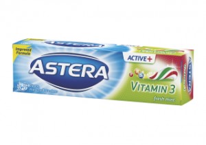 Паста за зъби Astera Active+ Vitamin 3