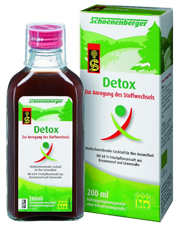 Schoenenberger Био сок - Детокс 200мл