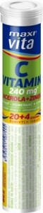 MAXI VITA Витамин С + Zn разтворими таблетки