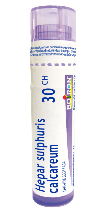 Hepar sulfuris calcareum 30ch