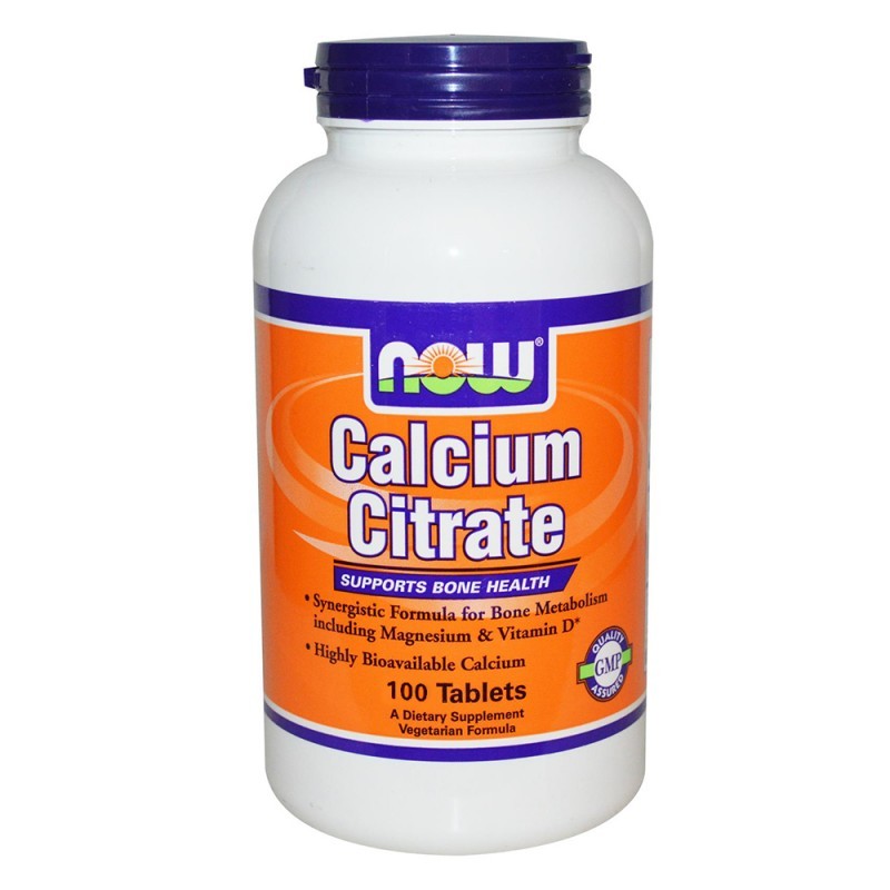 Now foods calcium citrate 300 мг