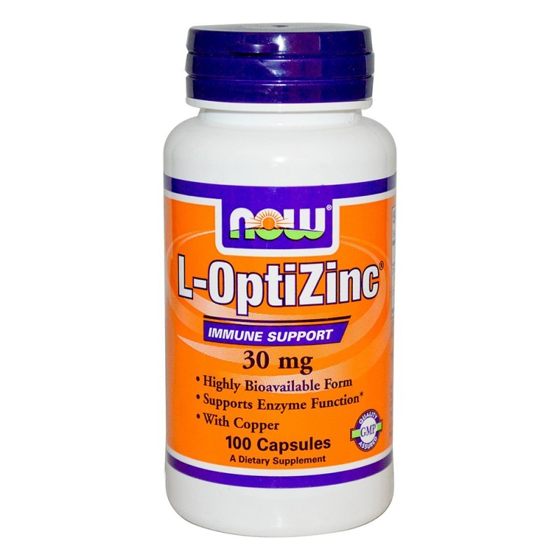 Now foods l-optizinc® 30 мг