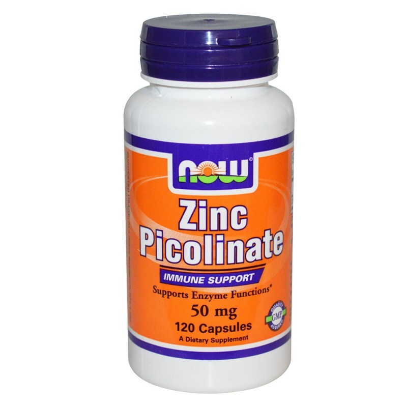 Now foods zinc picolinate 50 мг