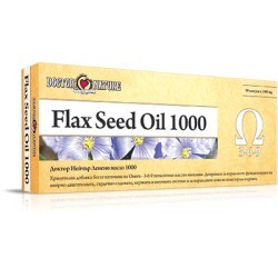 Doctor Nature / Доктор Натур Ленено масло 1000мг. х 90капс.