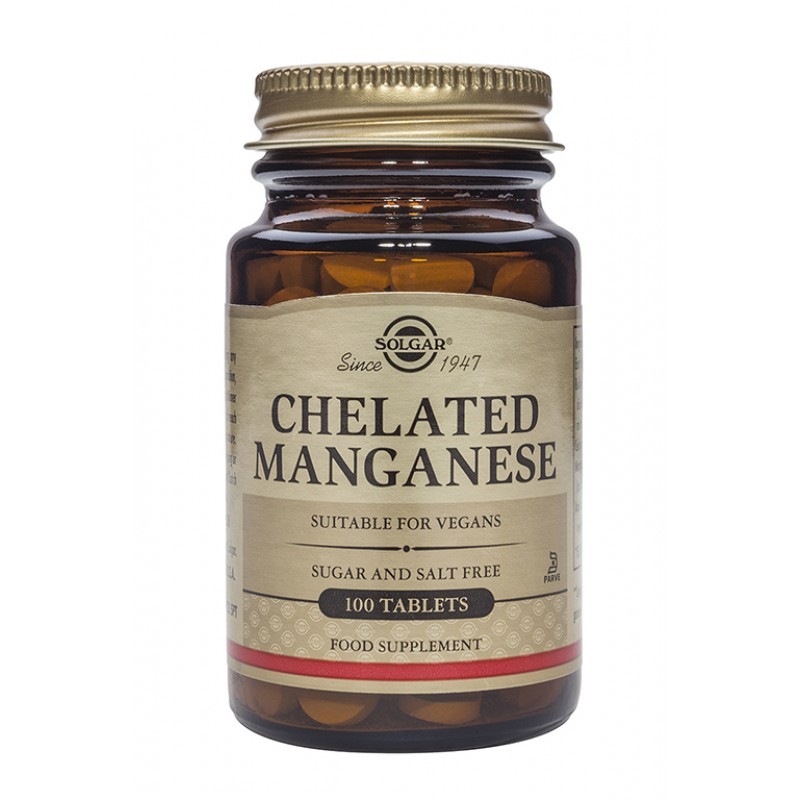Солгар chelated manganese (манган) 8mg