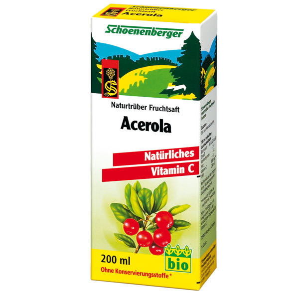 Schoenenberger Био сок от ацерола 200 мл.