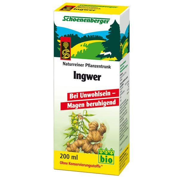 Schoenenberger Био сок от джинджифил 200 мл.