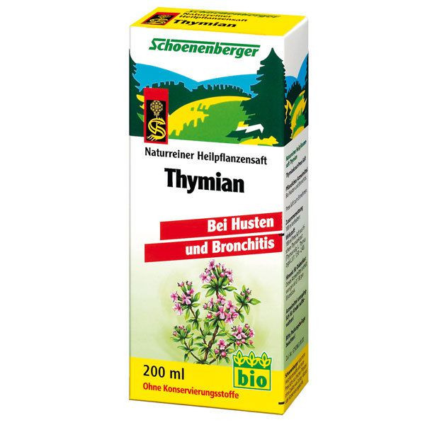 Schoenenberger Био сок от мащерка 200 мл.