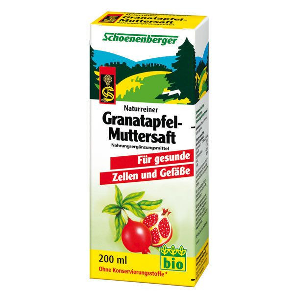 Schoenenberger Био сок от нар 200 мл.