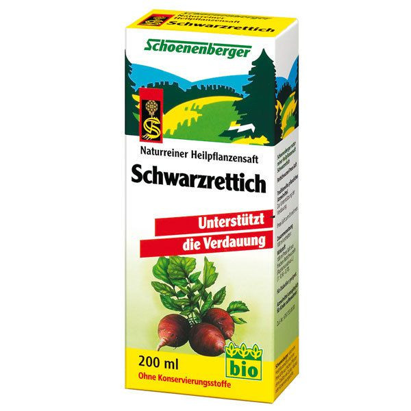 Schoenenberger Био сок от черна ряпа 200 мл.