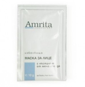 Амрита Избелваща маска с екстракт от Мечо грозде 10мл