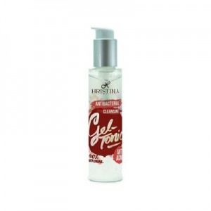Hristina Антибактериален, почистващ гел-тоник за лице Анти Акне 125мл