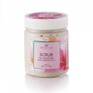 Hristina Пилинг за лице с вит. А+Е - за нормална кожа 200мл