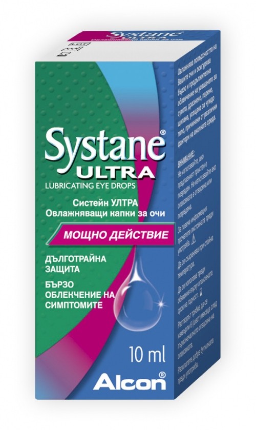 Systane Ultra / Систейн Ултра Овлажняващи капки за очи 10мл
