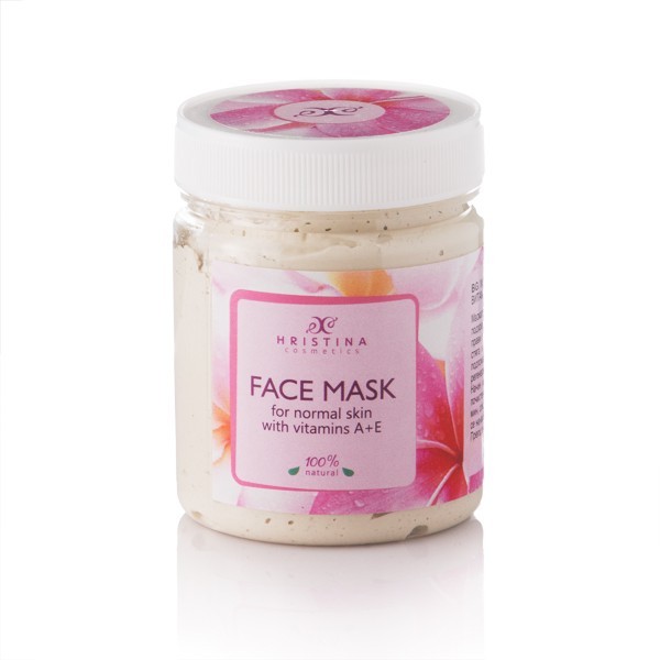 Hristina Маска за лице с вит. А + Е 200мл