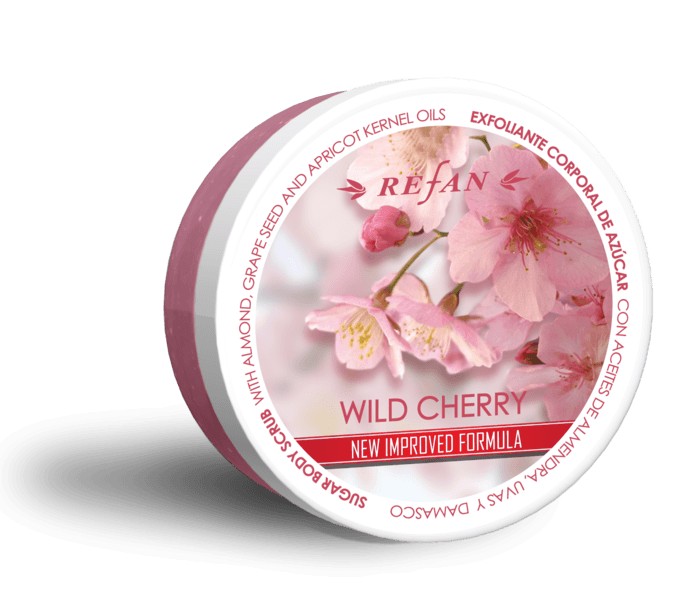 Захарен ексфолиант за тяло Refan Wild Cherry