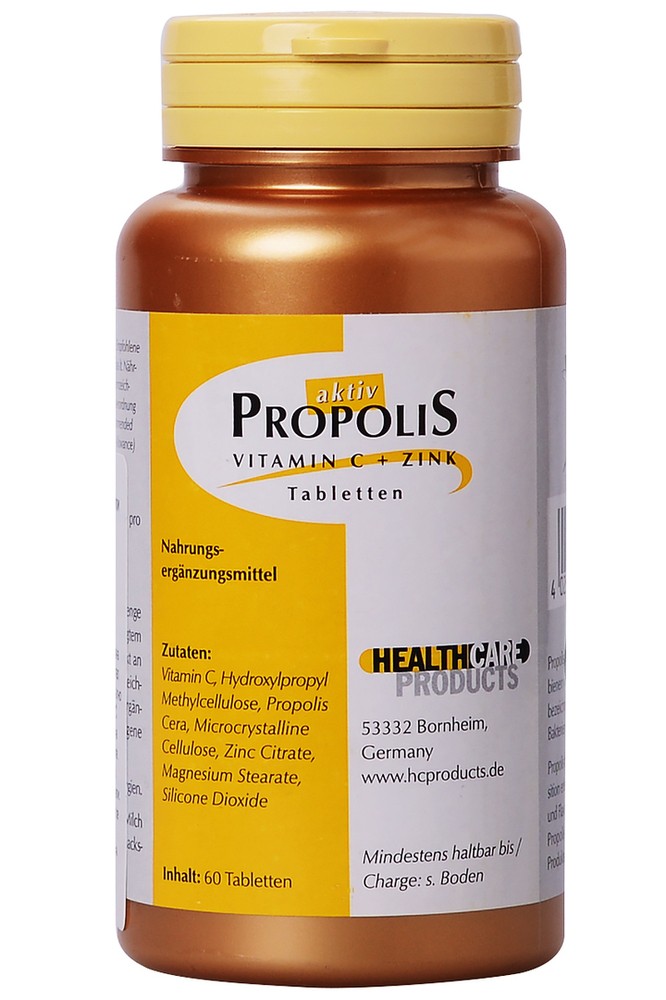 Прополис + витамин ц + цинк табл.