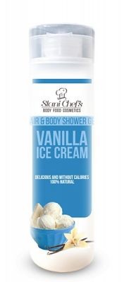 Душ-гел за коса и тяло Ванилов сладолед / 100% натурален /
