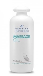 Hristina Масажно масло за тяло - за избелване на пигментни петна 500мл