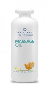 Hristina Масажно масло за тяло Пъпеш 500мл