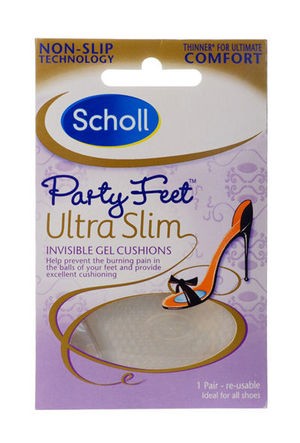 Силиконови възглавнички за стъпала 1 чифт - прозрачни Scholl