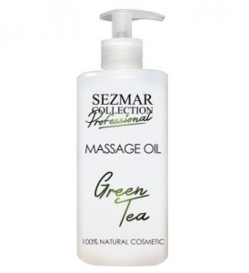 Професионално масажно масло за тяло Зелен чай - 100% натурално